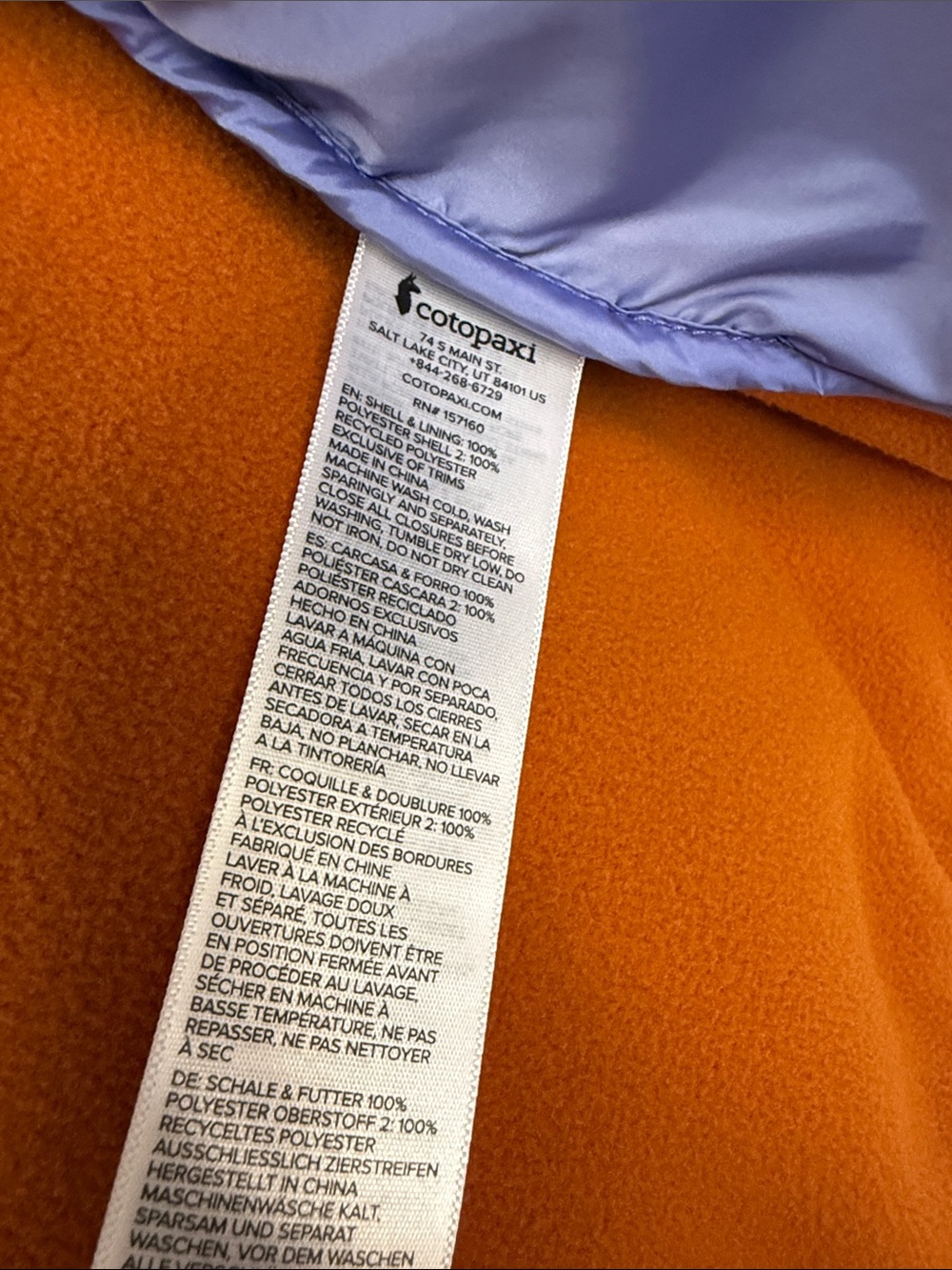Cotopaxi Women's Trico Hybrid Vest in Lupine/Mezcal Size M - Picture 6 of 10